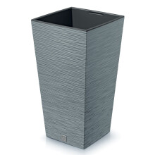 (350, Concrete) 65/75cm XL Tall FURU Square Planters Flower Plant Pot Indoor Outdoor Garden Deco