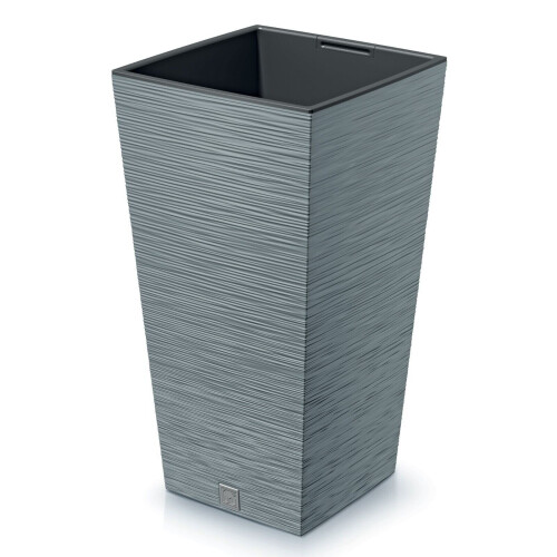(350, Concrete) 65/75cm XL Tall FURU Square Planters Flower Plant Pot Indoor Outdoor Garden Deco