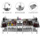 Cocktail-Bar-Station Compact Twin Steel Isolierte Eiswanne Spüle Glaspüler 13