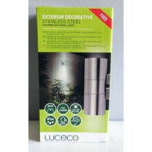 Luceco Exterior Decorative Stainless Steel IP54 Up/Down Wall Light