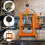 T-Mech Hydraulic Shop Press with Gauge – 10 Tonne 13