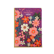 Paper Cut Art Blooming Lovely Mum Any Occasion Greeting Card By Alljoy Cards