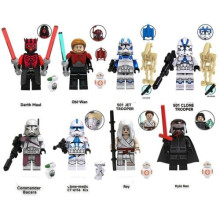 Star Wars Fit Lego Mini Figures Super Hero Darth Maul Kylo Ren