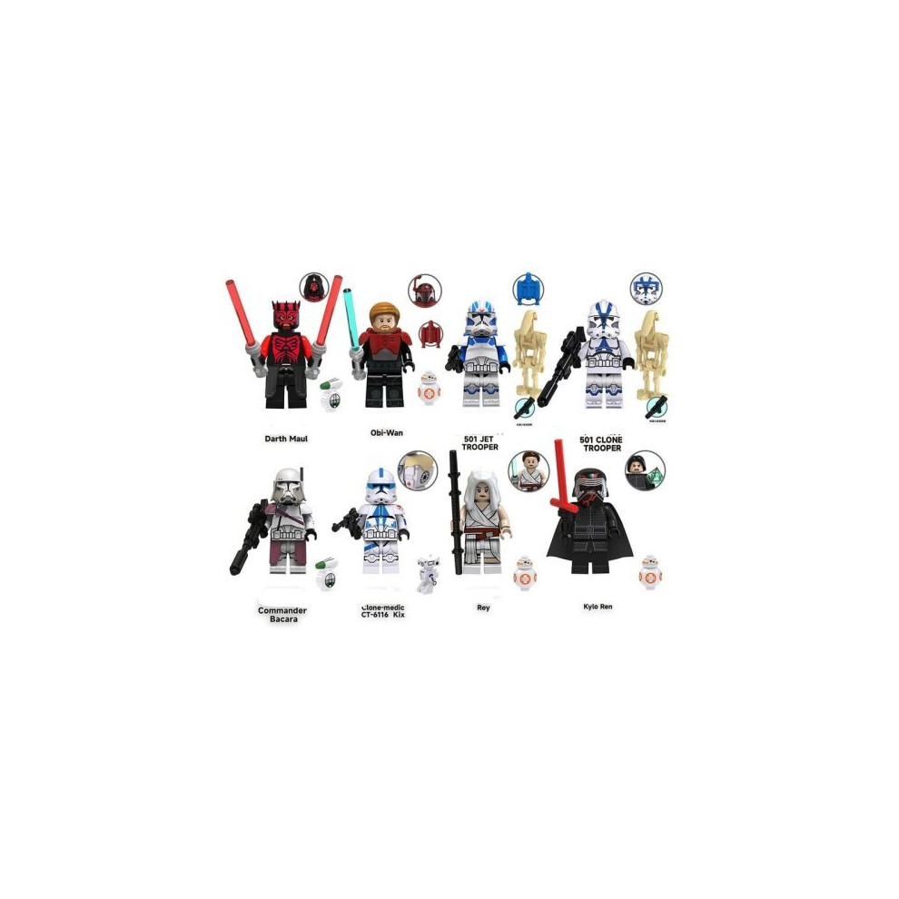 Star Wars Fit Lego Mini Figures Super Hero Darth Maul Kylo Ren