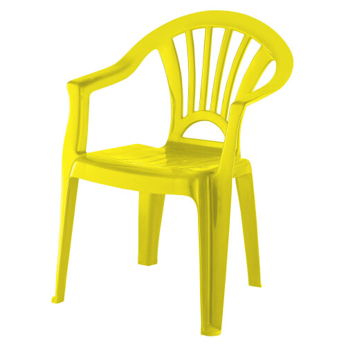 Yellow plastic deals outdoor chairs