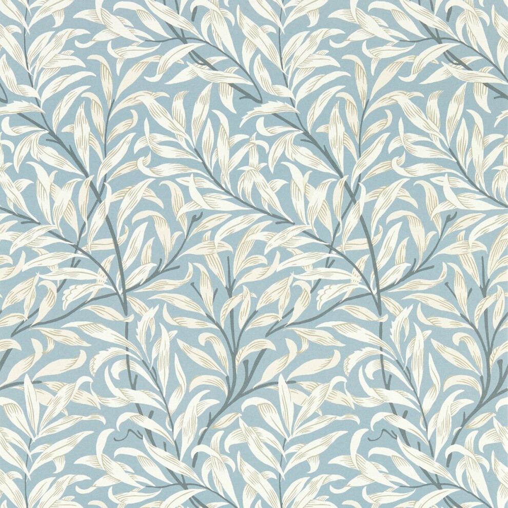 William Morris Willow Boughs Wallpaper Dove Grey W0172/02 5060040048238