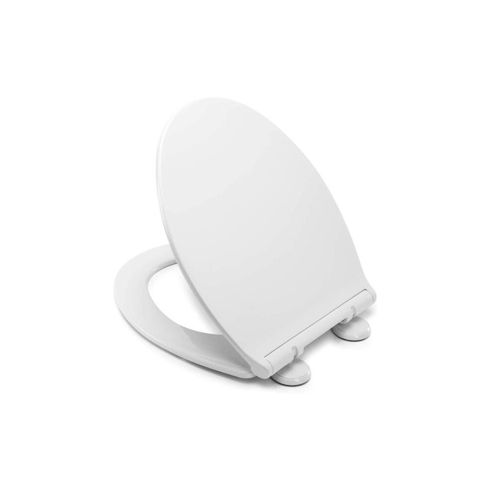 Croydex Sit Tight Ullswater Toilet Seat With Quick Release 44.5 x 36 x 5cm White