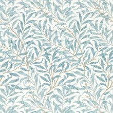 William Morris Willow Boughs Wallpaper Mineral Blue W0172/04