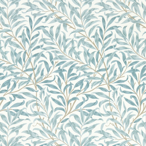 William Morris Willow Boughs Wallpaper Mineral Blue W0172/04