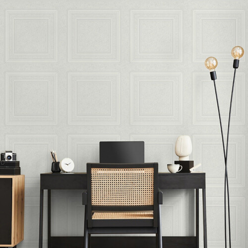 Blown Vinyl Panel Paintable Textured Wallpaper Belgravia 5836 2