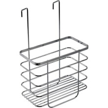 Croydex Chrome Shower Screen Caddy Bathroom Storage Basket Rust Free 37x25x13cm