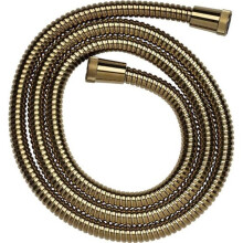Croydex Gold 1.75m Stainless Steel Reinforced Shower Hose - Standard 11mm Bore