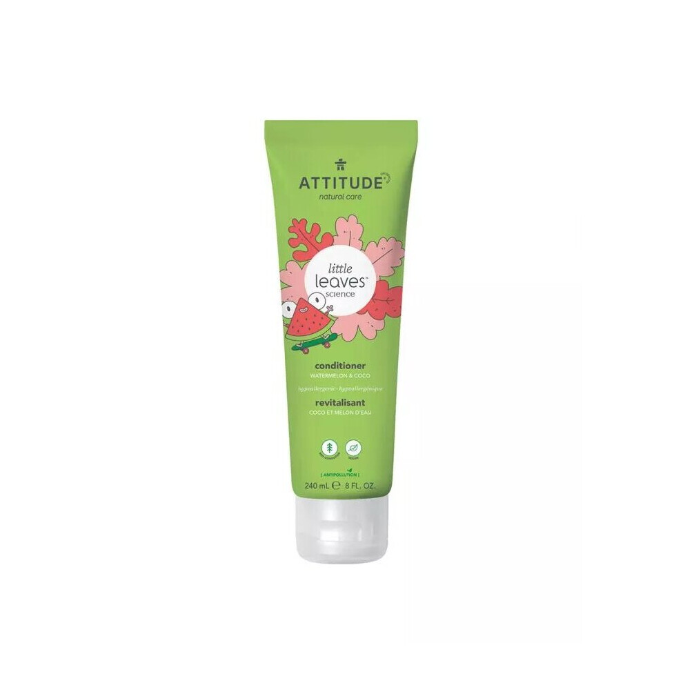 Attitude Natural Care Baby Leaves Science Conditioner Watermelon And Coco For Babies 240ml