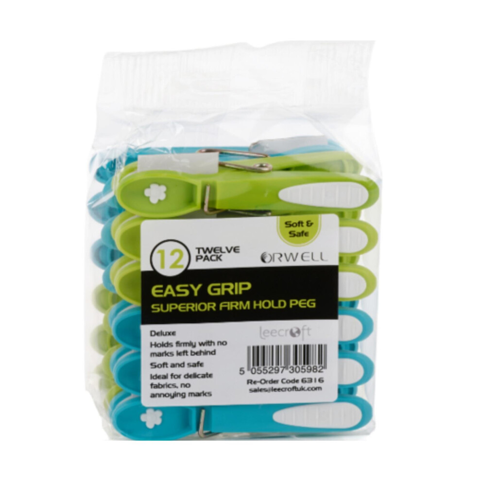 Orwell Easy Grip Superior Firm Hold Peg 12Pk