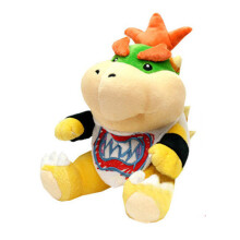(B) BOWSER KOOPA JR. Super Mario Bros Plush Toy 7"