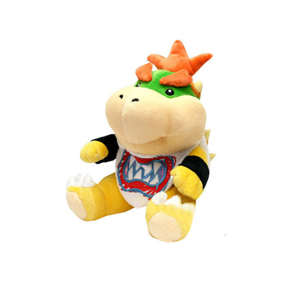 (B) BOWSER KOOPA JR. Super Mario Bros Plush Toy 7"