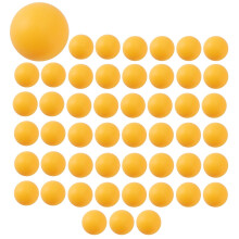 50- Pack Premium Ping Pong Balls Advanced Training Table Ball Lightweight Durable Seamless Balls Orange