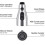 Kitchen Sink Pull Down Faucet Spray Head Nozzle Pull Out Hose Sprayer Replacement Part Faucet Head - Brushed Nickel 7