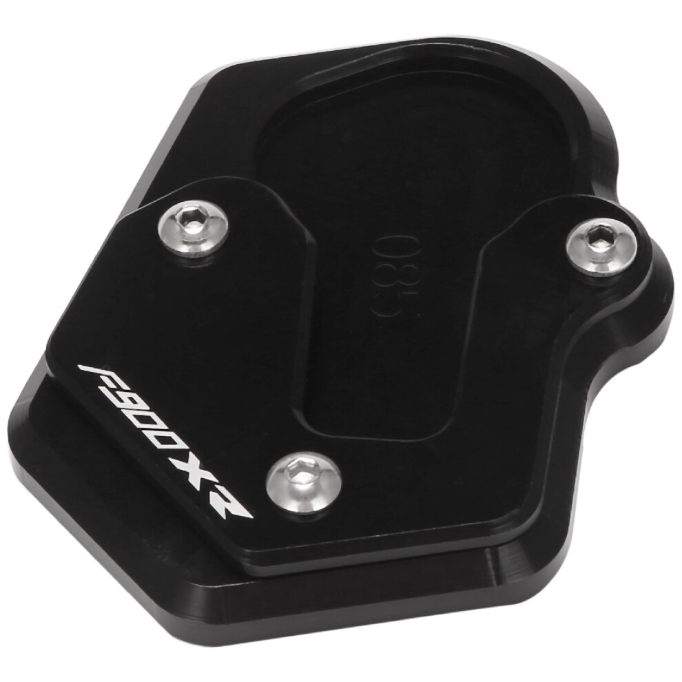 Motorbike Kickstand Foot Side Stand Extension Pad Support Plate For F900xr F900 Xr F 900Xr 2020(Black) Black 4761339340668