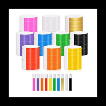 Bracelets en Papier Imperméable pour Événements et Fêtes – 1000 pièces, 10 couleurs, durables, jetables et écoresponsables