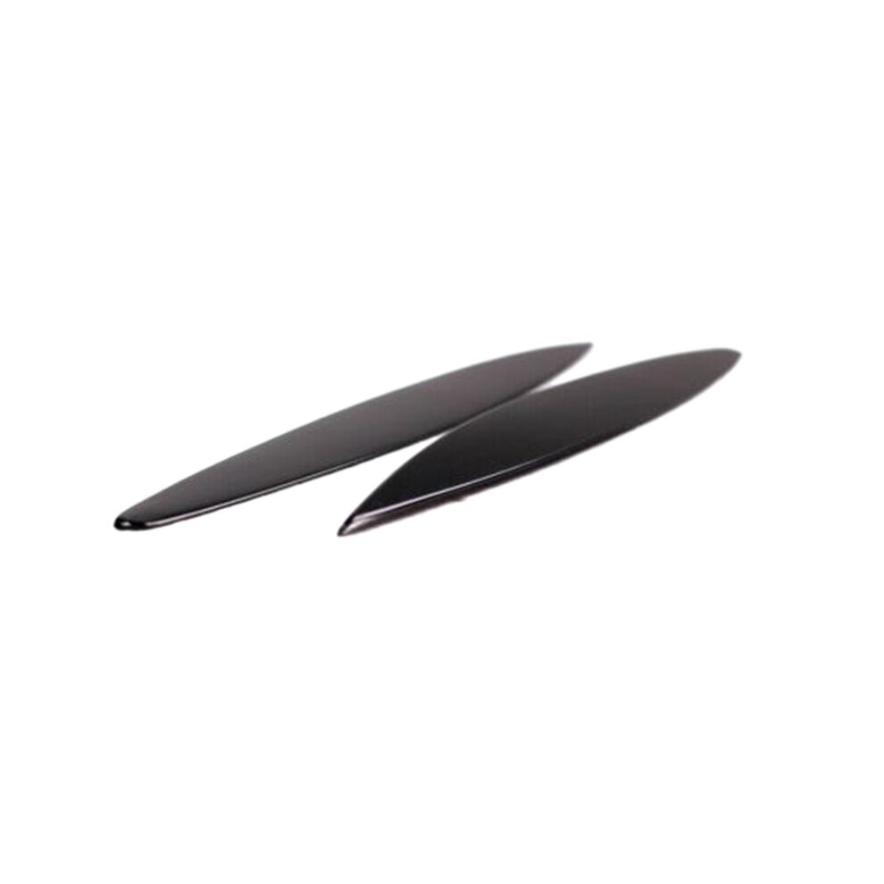 2Pcs Car Eyelids Eyebrows Headlights Covers Eyelash For 6 / Atenza 2008-2012 Black 4761339346905