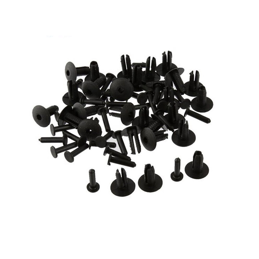 For - 51118174185 Door Sill Wheel Car Rivets Arch Clips Retainer Repair 100Pcs Bumper Trim 4761339353262