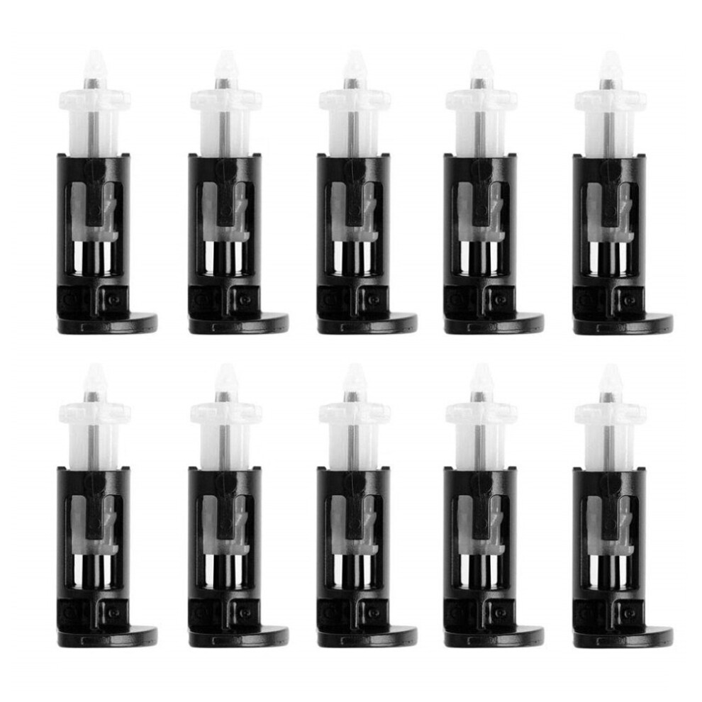 10Pcs Plastic Mounting Clip For 4 Way Cpu Coolers 1155 775 Cpu Heatsink Mount Pin Push Screw Cooler Fan Fastener 4761339393824
