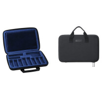 Étui pour bec de saxophone à 12 fentes résistant à l'abrasion avec sac en flanelle accessoires étui pour anches de saxophone portable