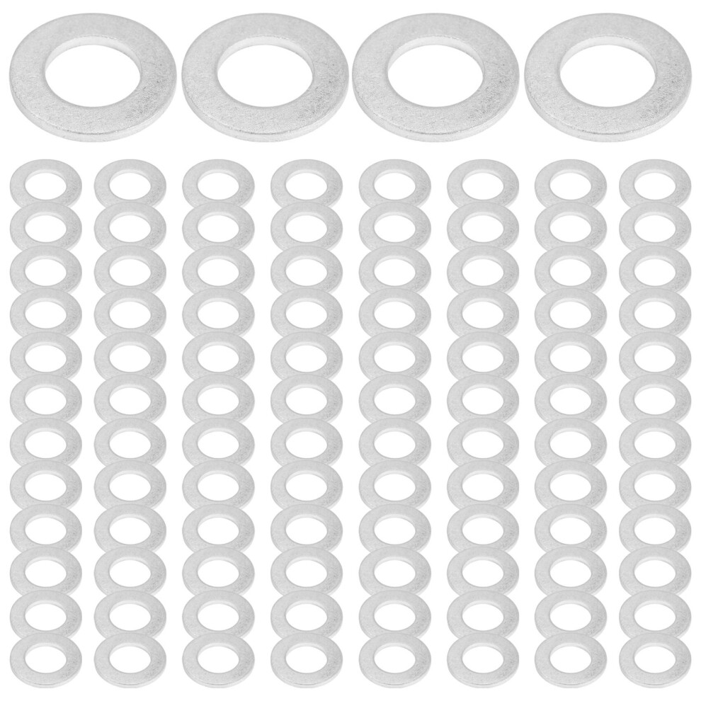 100 pièces joints de bouchon de vidange d'huile rondelles joints anneaux trou de 12 mm pour pour 90430-12031 9043012031