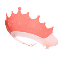 Soft Baby Shower Cap Soft Adjustable Baby Shower Cap for Washing Hair Baby Bath Hat Shield Visor Cap Pink