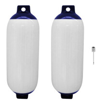 2PCS Inflatable Boat PVC Boat Anchor Buoy Yacht Fenders UV Protection Ribbed Bumper Boat Accessories