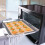 2PC Silicone Fiber Baking Mat with Buckle, & Non Stick, Corners Snap Together to Form Leakproof Baking Tray 7