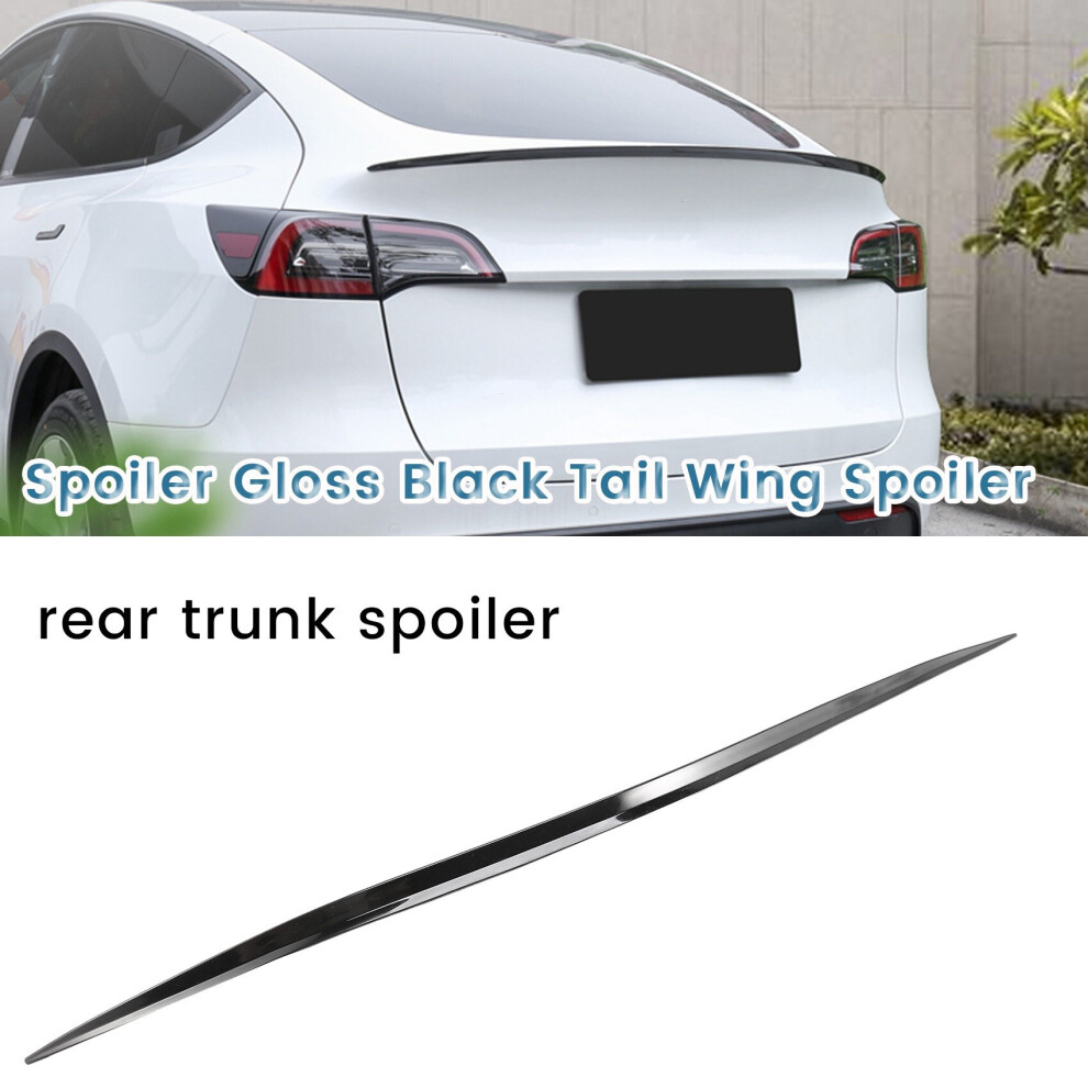 1.2M Universal Roof Spoiler Gloss Tail Wing Spoiler Rear Trunk Spoiler For Black 4761339352746