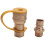 1/2 Inch Solid Brass Gas Propane Quick Connect Disconnect Fitting Connector Adapter 1