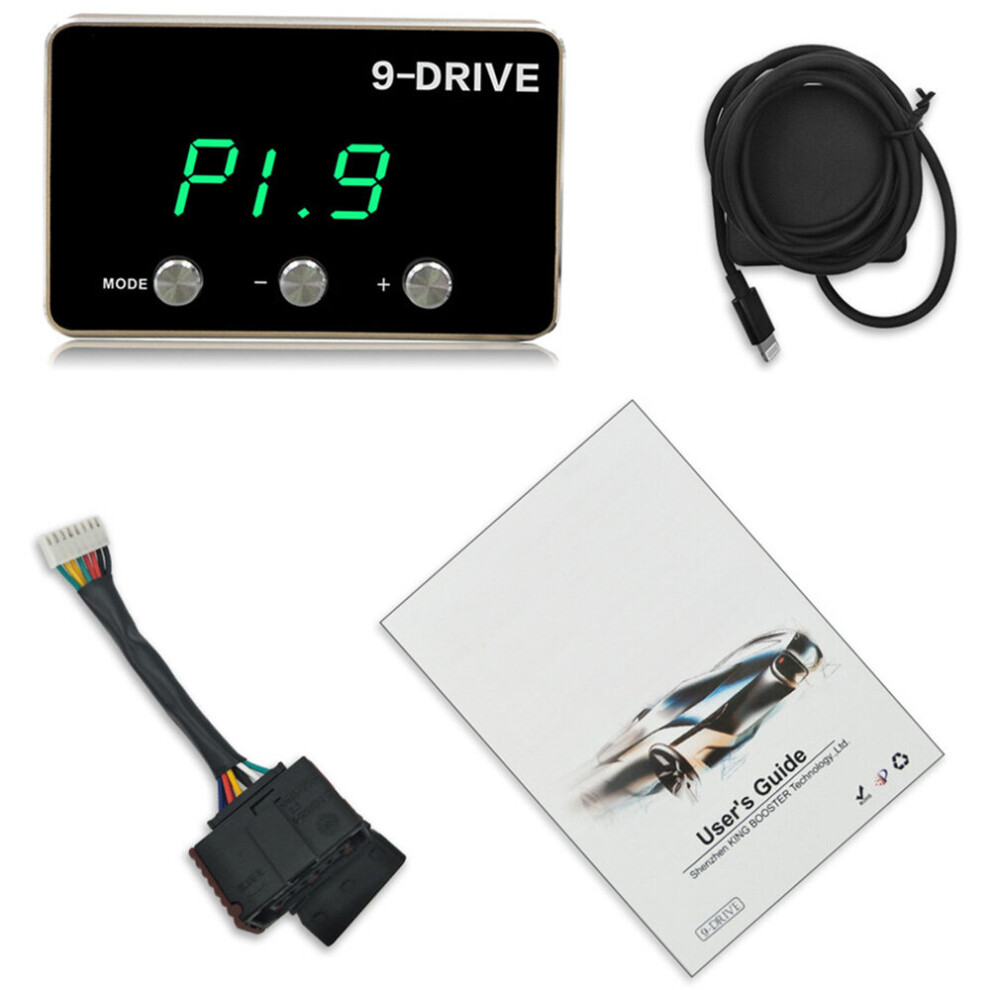Electronic Throttle Controller 9 Mode Pedal Accelerator Fuel-Efficient For Wrangler Jk Ram 1500 4761339346622