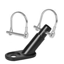 Accessoires d'attelage pour remorques de vélo, coupleurs métalliques plats et coudés pour voiture de bébé, divers porte-vélos