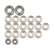 Lot de 20 roulements Ă billes en acier pour voiture sur chenilles Axial SCX24 90081 AXI00001 AXI00002 1/24 RC