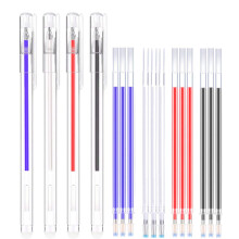 Tissu effaçable à la chaleur 4 couleurs avec 16 recharges de stylo effaçable Marquage du tissu Effaçable à la chaleur pour tissu
