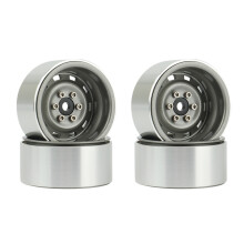 4PCS 1.9 Metal Beadlock Wheel Hub Rim for 1/10 RC Crawler Axial SCX10 90046 AXI03007 TRX4 D90,2