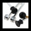 4Pcs Tuning Fork Set (4096C, MI528, 128C, OM136.1) for Solfeggio,for Chakra,Sound Therapy,Reliever Stress 7