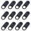 , 12-Pack Ultra Thin Design Web Camera Cover Slide for Laptop, PC, , , Computer, , Pro- Black 1