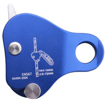 Rope Ascender,Rock Climbing Tree Arborist Rope Grab Self-Locking Rope Grip for Outdoor Climbing and 8-13MM,Blue