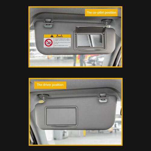 Car Sun Visor Right for Levin 2014-2019 Windscreen Sun Visor Auto Accessories Gray 2