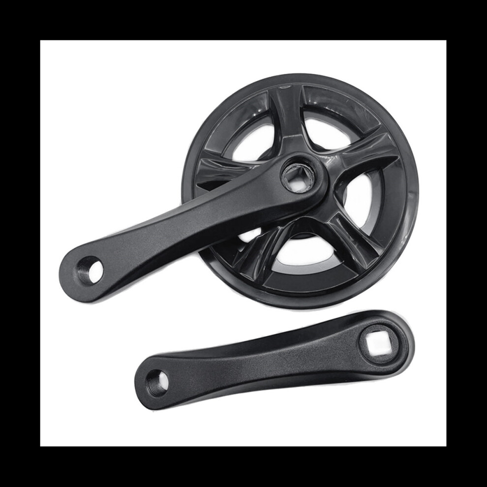Bicycle Single Speed Crankset 32T Folding Electric Bicycle Crank Set Aluminum Alloy 127MM Cover Bike Accessories