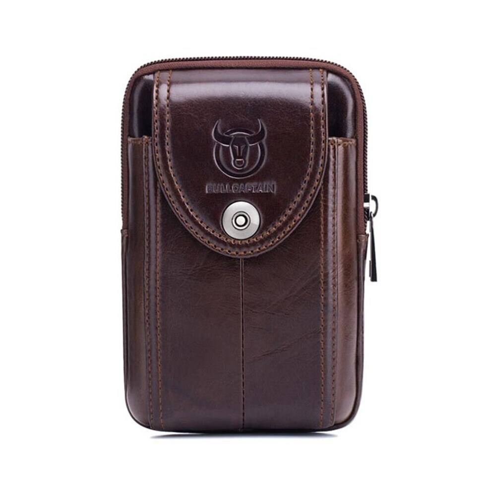 Men's Leather Belt Molle Small Money Phone Waist Pack Bum Pouch Purse-image-OPC-PBPWB5D-NEW