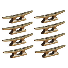 Cremalheira de 4 polegadas para amarraçÃo de barcos Ferro fundido adequado para decoraçÃo de praia náutica, 8 peças