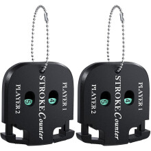 Mini compteur de coups de golf avec porte-clés pour jeu de golf Scorekeeper Tableau de bord de sport portable à 2 chiffres