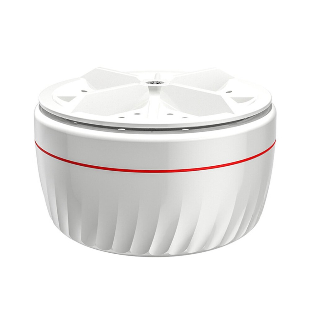 Mini laveuse turbo alimentée par USB, machine à laver de nettoyage pour sous-vêtements, chaussettes, mini laveuse turbo à ultrasons de voyage