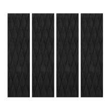 4Pcs Surfboard Traction Pads EVA Surfing Skimboard Deck Traction Pads Anti- Front Tail Pad for Surfboards,Kiteboard