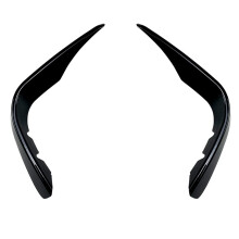 Front Bumper Splitter Spoiler Fog Light Canard for GLC-Class X253 2016-2019 GLC260 300 GLC43 Black